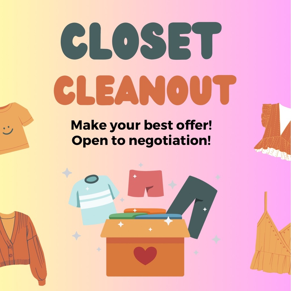 Blouses, dresses, gowns, pants, jeans, skirts.